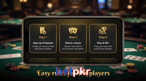 Game list for Betpkr game section